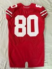 Rare 2014 Ohio State Buckeyes Football  Game Worn Used Scarlet Jersey  80