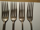 Collection Of 4 Vintage Sterling Silver   925  Large Dinner Forks 