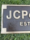 Vintage J C Penney Company Brass Sign Department Store James Cash 30    X 10   