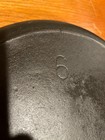Lodge   6 Rare Single Notch Skillet Cast Iron Heat Ring Raised    i    Mark 1930 s
