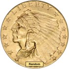Us Gold  2 50 Indian Head Quarter Eagle - Pcgs Ms62 - Random Date And Label