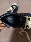 Womens Coach Barrett Leatherware Blue Sequin Tennis Shoe Sz 8 1 2 B Sneakers 