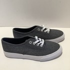 Us Sports Blue Canvas Lace Up Sneakers Shoes Womens Sz 6m  New