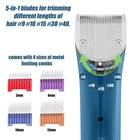 Professional Animal Pet Dog Cat And Horse Cordless Hair Clipper Grooming Kit    