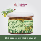 Thai Chili Peppers Stir-fried In Olive Oil Mild Spicy Vegan Keto Healthy