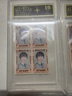The Beatles 1964 Hallmark Stamps Set Of 4 Graded 10