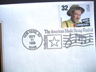 1996 Songwriters Hoagy Carmichael Gold Golden Replica Fdc Cover Stamp