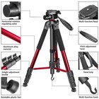 Neewer Camera Tripod Monopod 70inch With 3-way Swivel Pan Head  Carrying Bag