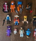Playmobil Vintage Figure Lot Of 21 Different With Accessories Children  Western 
