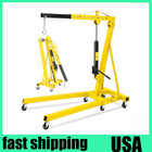 2 Ton Folding Engine Hoist Hydraulic Cherry Picker Shop Crane Hoist Lift 4400lbs