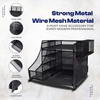 5-tier Paper Letter Tray Organizer With File Holder - Desk Organizer With Drawer