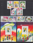 Mongolia Sc 1802-1809  1821-1828  1923-1933 Mnh  3 Cplt Sets  Automobiles  Art  