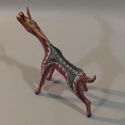 Oaxacan Alebrije Deer 6  Handcarved Painted Wood Jacobo Maria  Angeles 2001 Read