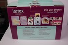Fujifilm Instax Mini 12 Holiday Bundle  Blue  New In Open Box   20 Mini Confetti