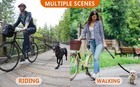 Shock Absorbing Bike Dog Leash - Carbon Fiber  Adjustable Pet Cycling Lead