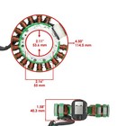 Stator Regulator Rectifier W  Gasket For Yamaha Warrior 350 Yfm350x 4x4 1987-89