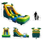 Hapcap Commercial Water Slide Pool Inflatable 100  Pvc Without Air Blower
