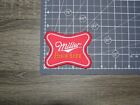 Miller High Life Retro Vintage Style Beer Embroidered Iron On Patch  3 25 X 2 5