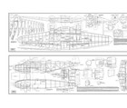 Beechcraft Model 18 80  Wingspan Rc Model Airplane Printed Plans   Templates