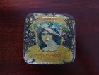 Vintage 20s Talcum Puff Co  Imperial Face Powder Tin New York Vanity Storage