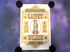 Lainey Wilson Grand Ole Opry Induction Hatch Show Print Poster 14 25x21 75  2024