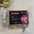      Genuine Epson 126 Ink Cartridges Yellow Magenta Cyan Durabrite Ultra Inkjet