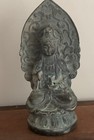 19th Century Bronze Figure Of Bodhisattva Deity Figurine