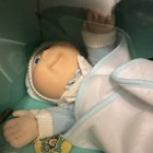 Vintage 1986 Cabbage Patch Kids Babies Doll Blue Eyes W  Coa In Box