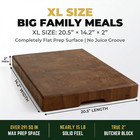 Xl End Grain Old East Java Teak Cutting Board 20 5 X 14 2 X 2 