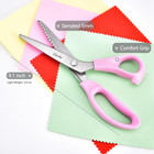 Sewing Pinking Shears For Fabric Cutting  9  Zig Zag Scissors For Lace Wig  Craf