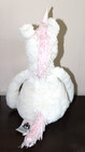 Jellycat Bashful Unicorn Medium 12 Inch White Plush Stuffed Animal Pink Hair