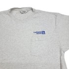 Vintage Continental Airlines T Shirt Mens L Xl Lion Apparel Pocket Embroidered