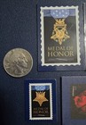 Usps Promo Magnetic Stamp Collection Of 4 Medal Of Honor Army  Navy And First   