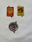 Lot Of 3 Vintage Ripe Peaches  Full Bloom peach And Honey tobacco Tags