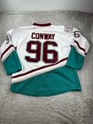 Charlie Conway  96 Mighty Ducks White Movie Hockey Jersey