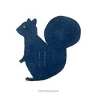      Hermes Petit H Squirrel Ribbon Charm - Blue Leather