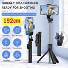 76  Cell Phone Selfie Stick Tripod Wireless Remote Extendable For Iphone Android