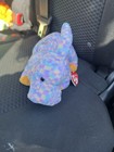 Ty Pluffies Clomps Dinosaur Plush Stuffed Tylux Plush Soft Toy 10  2005