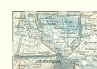 Historic Map - Amsterdam Zuider Zee Netherlands - Baedeker 1910 - 32 49 X 23