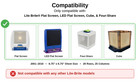 Paper Refill Pattern Sheets For Lite Brite Flat Screen  Cube - Holiday 16 Pack