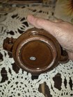 Vintage Brown Ceramic Tiki Mug With Handle - Coffee Tea Cup Mug Almost 2  Tall