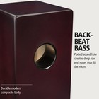 Meinl Percussion Backbeat Bass Cajon Box Drum With Ported Sound Hole  Snares    