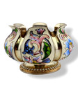 Amazing Rare Imperial Russian  Antique 84 Silver   Enamel Bowl