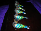 Spring  Sale  Set Of 5 Antique Chinese Real Silver Enameled Birds 3 5x2x1 Inches