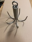 8 Inch Dia 5 Prong Welded 3 8    Stainless Pier Or Bridge Gaff With Eye For Rope
