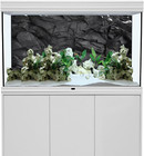 Awert 48x24 Inches Stone Aquarium Background Black Rock Fish Tank Background Roc