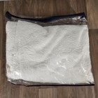 Ralph Lauren Twin Size White Cotton Leaf Bed Skirt Dust Ruffle Bedding Linens
