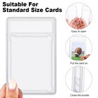 Clear Empty Grading Card Slab For Standard Size Trading Card Protectors Case