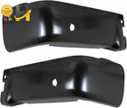 Black Rear Bumper Ends For 09-14 Ford F150 With Sensor Holes Pair Fo1102373