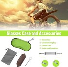 Sunglasses Case  Hard Eva Shell Shockproof Sport Glasses Case With Metal Carabin